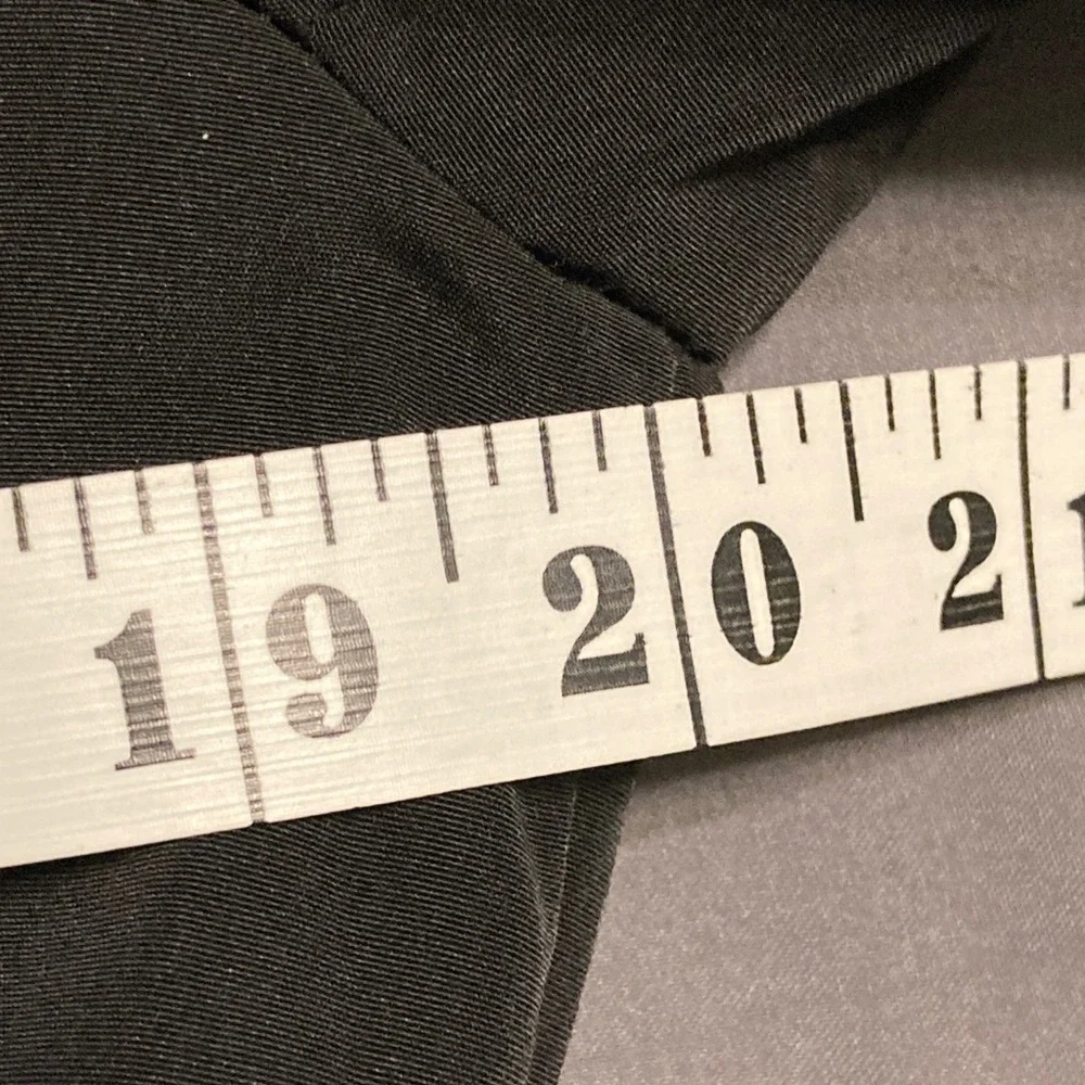 Calvin Klein Classic Black Trench Coat Small S - Picture 9 of 12